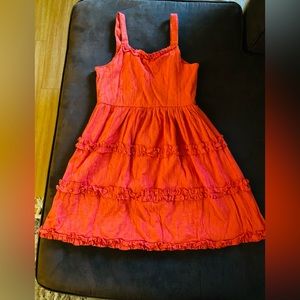 dress for girls 10 -12 years red color